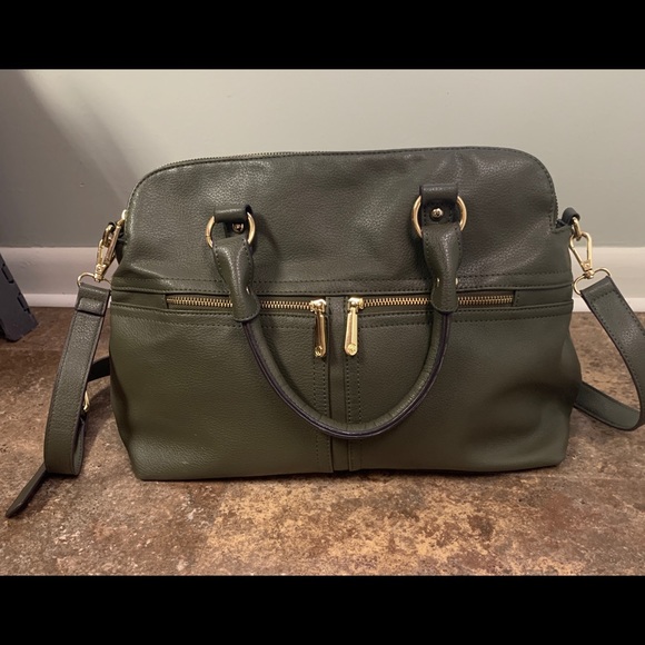 Charming Charlie Handbags - Charming Charlie dark olive green bag